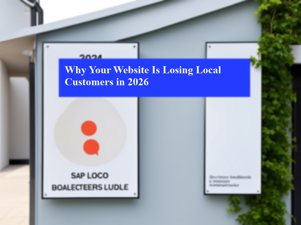 Why Your Website Is Losing Local Customers in 2026